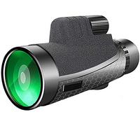 High Power Monocular Telescope 12x50 with BAK4 Prism Lens, Waterproof Design, Includes Smartphone Adapter and Tripod Ideal for Bird Watching and Outdoor Activities