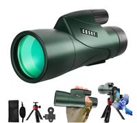 High Power Monocular Telescope 12x55 Magnification HD Image Compact Waterproof