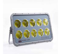 High-Power Outdoor Beam Spotlights，50-600W LED Landscape Lights High Temperature Resistance, IP65 Waterproof, Fast Heat Dissipation, Engineering Sites(Warm Light,100W(180-265V))