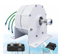 High Power Permanent Magnet Generator, Gearless Alternator with Controller & Rectifier for Wind, Water Turbine, Diesel Engine Applications