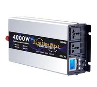 High Power Pure Sine Inverter 4000W 72V to 110V Voltage Converter for Car & Home - 12V 24V 48V 60V 7000W Option, Ideal for Auto, Trucks & Transformers with Display