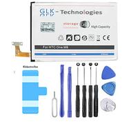 High Power Replacement Battery for HTC One M8, Dual SIM, E8 Dual B0P6B100 | Original GLK-Technologies Battery | 2700 mAh Battery | Includes Tool Set Kit