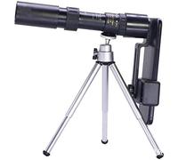 High Power Telescope Monocular 10-30X25 Zoom Monocular Binoculars with Smartphone Clip & Tripod for Birdwatching Camping Seeing