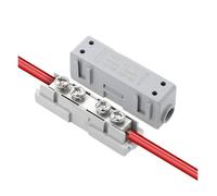 High-power terminal block copper-aluminum over-wire joint one in one out straight through quick connector 1-50 flat(S-6 plating)
