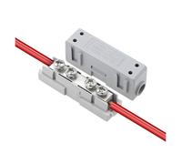High-power terminal block copper-aluminum over-wire joint one in one out straight through quick connector 1-50 flat(S-35 plating)