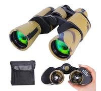 High Powered Binoculars for Adults/Kids - High Power HD Binocular, High Magnification - Versatile to Use -20x50 Binoculars - Waterproof Compact Binoculars (Desert)