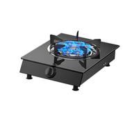 High-powered Tabletop Gas Stove,Single Burner for Home Use,Fierce Flame Nine-burner Design,Includes Flame Failure Protection(NG)