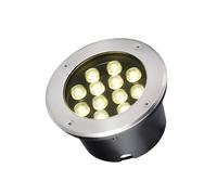 High PowerUnderwater Pond Spotlight Green 12W AC24V IP68 Waterproof Beam Light for Garden Fountain Lighting Stainless Steel Design