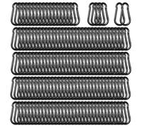 High-PQ 200PCS 4CM Black Heavy-Duty Spring Snap Hook Carabiner Clips