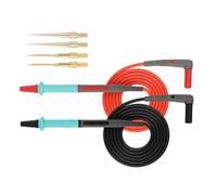High Precise 20A Multimeter Test Leads With Fine Tips And Durability Silicone Construction Wire For Engineers Tool Replaceable Steel Needle
