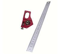 High Precise Aluminium Measuring Ruler Tool Suitable for Woodworkers & DIYer Enthusiasts Crafting and Construction Tasks Woodworking Ruler