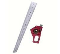 High Precise Aluminium Measuring Ruler Tool Suitable for Woodworkers & DIYer Enthusiasts Crafting and Construction Tasks Metalworking Ruler