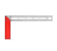 High Precise Aluminum Alloy L Shaped 90 Degree Angled Ruler Suitable for Woodworking and Carpentry with Double Side Scale Corner Ruler for Construction