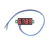 High Precise Digital Voltmeter LED Display DC0-100V Ranges Voltages Tester Panel Meter 3Wire 0.36Inch Digital Tube Voltmeter