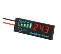 High Precise LED Display Battery Levels Indicators Voltages Meter With Low Voltages Alarm Function For Automotive Use Tester