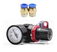 High Precise Pressure Regulator Valves for Air Pumps Auto Repair Shops with PT1/4 PT3/8 PT1/2 Interfaces and 8mm Tube Enthusiasts Tool