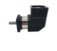 High Precision 10Arcmin 90-Degree Right Angle Planetary Gearbox 24mm Input 3~100:1 Reducer 110 130mm 1~3KW Servo Motor(Ratio 15,24mm input)