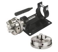 High-Precision 3/4 Jaw Self-Centering Wood Lathe Chuck - Durable CNC Machined Accessory for Woodworking(65mm 3jaw Power)