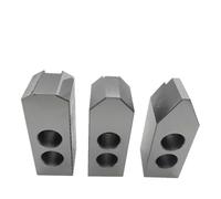 High-Precision 5-6 Inch 3-Jaw Soft Jaw Chuck for Lathe - 60/90/120 Degree Hollow Devise 1 Set(5 Inch 120 Degrees)