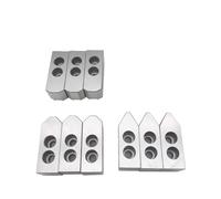 High Precision 5-6 Inch 60/90/120 Degree Soft Jaw Chuck for CNC Lathe - Durable Machining Tool(5 Inch 60 Degrees)