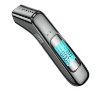 High Precision Alcohol Breathalyzer, Digital LCD Display Breathalyzer Tester, USB Rechargeable Noncontact Alcohol Detector for Safe Driving, Accurate Personal Alcohol Breath Tester for Car, Home