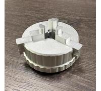High-Precision Aluminum Three-Jaw Vise Chuck, Industrial Mini Bench Clamp for Drilling Watch Repair & Model Crafting 1-30mm
