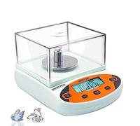 High Precision Analytical Balance Scale, 0.001G Electronic Scientific Scale With Led Display, Windshield, And Counting Function For Jewelry And Kitchen Use,100g