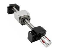High Precision Ball Screw Kit Lead Screw, Ballscrew,SFU2005 SFU2010 Kit 100-500mm C7 Dia 20mm For Screw With Single Nut+BKBF15+DSG20H+Coupler(SFU2010 Set,400mm)