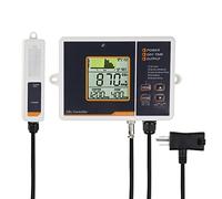 High-Precision CO2 Controller for Greenhouse Day Night Carbon Dioxide Monitor with Dual Beam NDIR Sensor, Regulate CO2 Levels for Optimal Plant Growth and Yield