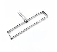 High Precision Coating Rod 240mm 9.449 Inch Extrusion Type Wet Film Applicator 0-850μm Ink Scraper Liquid Paint Spread Tool 1pc 240mm Long Handle