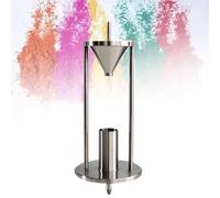 High Precision Density Meter, Hall Flow Meter with 120ml Funnel Volume & 100ml Graduated Cylinder for Lab and Research Facilities, 12.7mm Outlet Diameter