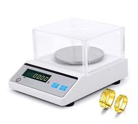 High Precision Digital Analytical Balance with Windshield & Counting Function, 0.001g Accuracy for Lab, Kitchen, Jewelry, and Research Use