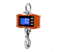 High Precision Digital Crane Scale 2204lb Max Capacity Hanging Weigher Featuring Oversized Backlit Lcd Display For Warehouse Farming Hunting Outdoor Jobs Alloy Aluminum Body With Steel Hooks