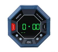 High Precision Digital Inclinometer with Magnetic Base, Four Sided Measurement, Clear Backlit Display, Auto Shutdown, and Relative Mode for Surveying (Green)