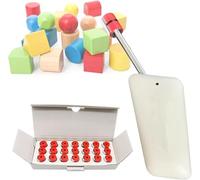 High Precision Edge Tester, Portable Sharp Angle Detection Tool with 21 Pressure Test Caps, Accurate Burr Assessment for Metal and Products