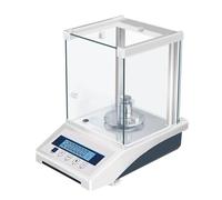 High-Precision Electronic Analytical Balance, 0.0001g Accuracy with LCD Display and Data Output, Ideal for Laboratory and Jewelry Applications