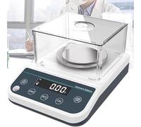 High Precision Electronic Analytical Balance Scale, 300g Capacity, 0.001g Accuracy, Electromagnetic Sensor for Jewelry and Medicinal Materials