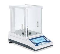 High Precision Electronic Analytical Balance Scale with Display Screen and Windscreen, 0.0001g Accuracy, 4 Units Conversion for Jewelry and Medicinal Materials, 100g-320g