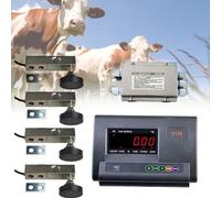 High Precision Electronic Livestock Scale Kit - Floor Scale for Cattle, Sheep, Pigs - Durable Platform Scale for Accurate Weighing