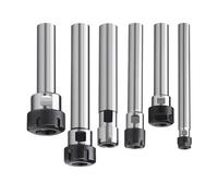 High Precision ER Extension Rod - C20 C25 C32 C40-100mm 150mm Straight Shank Collet Chuck Holder 1pcs(C25-ER32UM-150L)