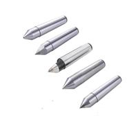 High Precision Fixed Center for MT1 MT2 MT3 Lathes - HSS Alloy Solid Dead Centre for & Turning Tools - 1pcs(MT3 Grind Fixed Center)
