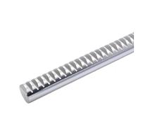 high Precision Gear Rack Steel 1pcs Round Gear Rack 0.5/0.8/1/1.5/2/2.5 Module Length 300/500mm Steel Spur(2M 20x300mm)