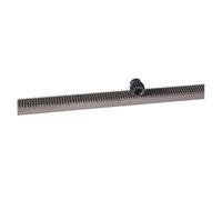 high Precision Gear Rack Steel 2pcs 17teeth Pinion Steel Gear Metal Hole Diameter 6-7mm + 1pcs 1 Modulus Rack 10 * 10 * 500mm(7mm)