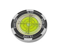 High Precision Golf Ball Marker Spirit, High Precision Alignment Tool Golf, Golf Slo-pe Reader, Compact Golf Le-vel For Putting, Golf Le-vel Marker, Green Reading Aid Golf Accessories(Diameter 49mm)