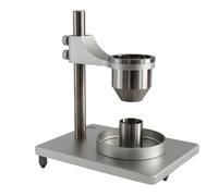 High Precision Hall Flow Meter, Powder Flow and Bulk Density Tester with Interchangeable Funnels, for Material Testing in Metallurgy, Chemical and Laboratory Use
