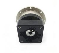 High Precision Helical Gear Flange Output Reducer Planetary Gearbox For Nema34 Stepper 80/90mm Servo Motor(Ratio 7,12.7mm Input)