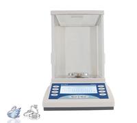 High Precision Lab Analytical Balance Scale with Windscreen, 0.1mg Accuracy, Automatic Calibration, Unit Conversion, Data Storage for Laboratory Use