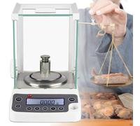 High Precision Lab Balance Scale 0.0001g, Digital Analytical Scale 0.1mg Accuracy, 120g & 220g Capacity for Chemical Labs, Jewelry Assay & Scientific Research