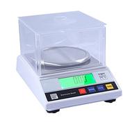 High Precision Lab Scale Digital Laboratory Analytical Electronic Balance with Windshield 0.01g Calibration Weight Rechargeable Battery (600g/0.01g)