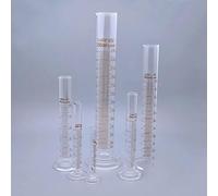 High-Precision Laboratory Graduated Cylinders - 10 mL to 1000 mL Thickened glass measuring instruments for precise liquid measurement(10ml)